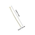 thumbnail image 2 of SKISUNO 500Pcs Jewelry Making Eye Pins Multi-colored 5x0.5cm for Dangles Durable Workmanship, 2 of 5