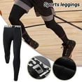 thumbnail image 3 of QHUDLV Men’s Compression Leggings,Sports Training,Base Layer Gym Wear, 3 of 9