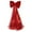 Red, variant on Extra Large Red Velvet Bow Christmas Event Holiday Mall Decoration Outdoor Wedding Atmosphere Arrangement