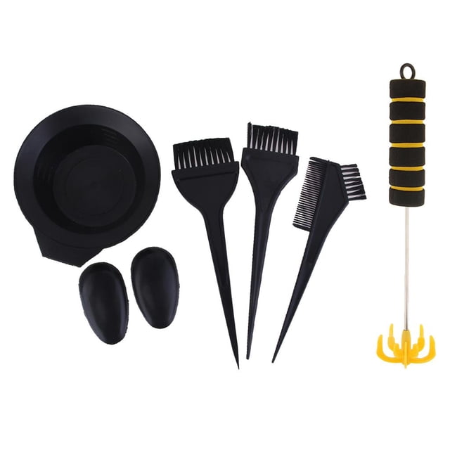 Kits de Coloración del Cabello Fernando 7 Piezas Cepillo Cuenco Agitador