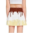 thumbnail image 5 of JAJAHO Girls Tennis Skirts Built In Shorts With Side Pockets High Waisted Ice Cream Printed Athletic Skorts 5-16Y, 5 of 5