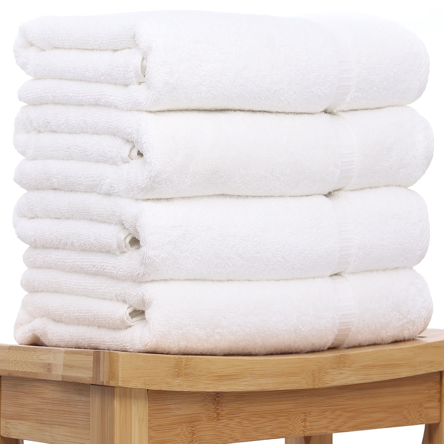 Bare Cotton Corp. Luxury Hotel and Spa 100-percent Turkish Cotton Bath Towels (Set of 4)