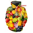 thumbnail image 2 of Sweat à Capuche Homme Imprimé 3D Fruit Coloré Mode Personnalité Manches Longues Décontracté Style Hip Hop, 2 of 4