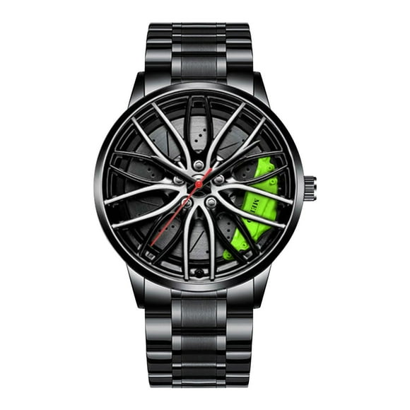 Mens Sport Watches Men's Wheel Sports Watch Men's Fashion Watch Tire Shaped Watch Mens Sports Watch