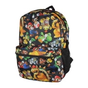 Super Mario Bros. Backpack All Over Character Print 16 Bag