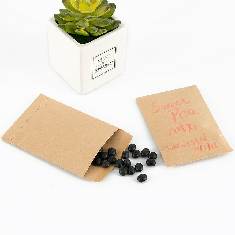 Seed Envelopes Kraft Seed Saving Envelopes Small - Temu