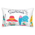 thumbnail image 1 of Balery Gnomes Summer Funda de Cojín Estampada, Regalos para Mujeres, Regalos de Amor para Ella, Regalos para Novia o Esposa, Funda de Almohada-20"x30", 1 of 6