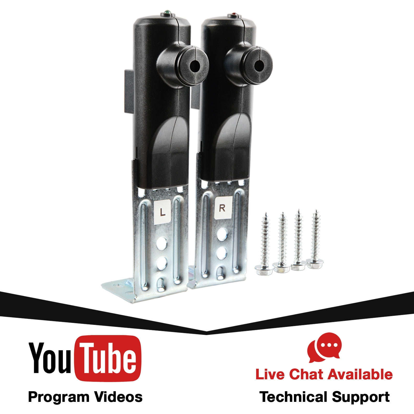 KeylessOption Replacement Safety Sensor Eyes for Genie Garage Door Openers,  STB-B and GSTB-R - Walmart.com, image size:1600x1600