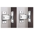 thumbnail image 3 of Stainless Steel 90 Degree Buckle Right Angle Hook Lock Bolts for Sliding Door, 3 of 8