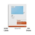thumbnail image 2 of Staples Laser/Inkjet Shipping Labels 0.5"W x 1.75"L White 80 Labels/Sheet 18056/SIWO090, 2 of 5