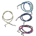 thumbnail image 1 of Retenedor de Soporte de Gafas de terre de Cadena de Cuerda forma forma forma de Anteojos étnicos Multicolor de 4 Piezas, 1 of 9