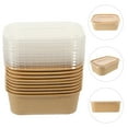 thumbnail image 6 of REACHISE 10 Sets of Kraft Paper Food Boxes Fried Snacks Containers Practical Food Packaging Boxes, 6 of 8