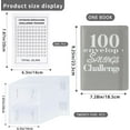 thumbnail image 2 of 100 Envelopes Money Saving Challenge Money Saving Binder 100 Envelope Challenge Binder Savings Binder Envelope A5 Savings Challenge Book (A5grey), 2 of 12