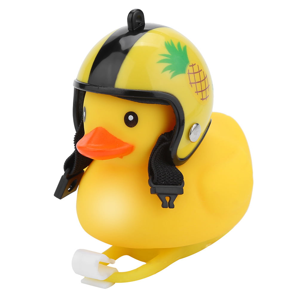 Cartoon Duck Bicycle Bike Head Light Bell Ring Horn Sound Alarm Loud Ring Safety 