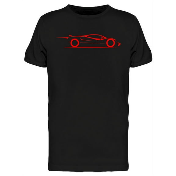 Stylized Sports Car T-Shirt Men -Image by Shutterstock, Male Small