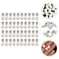 thumbnail image 3 of Miangastore Alloy Rivets Round Headed 150 Sets 0.47in, 3 of 8