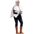 thumbnail image 1 of Verona Womens Solid Faux Fur Vest, White, XX-Large, 1 of 1
