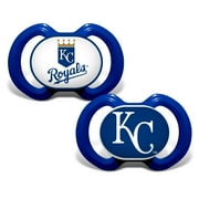 BabyFanatic Officially Licensed Unisex Pacifier 2-Pack - MLB Kansas City Royals