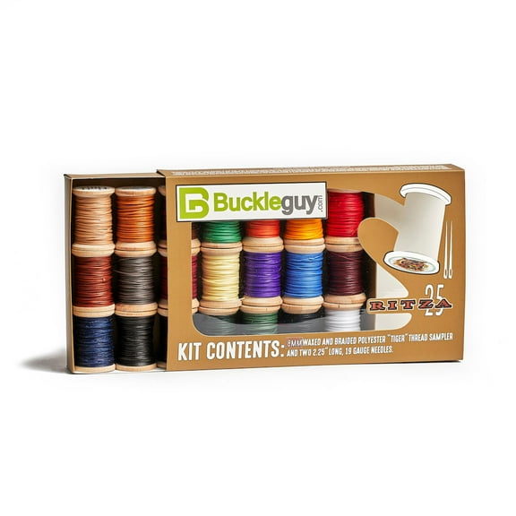 Ritza 25 Tiger Thread, Waxed Polyester, 21 Color Set