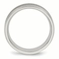 thumbnail image 2 of Stainless Steel Polished Grooved Ring, 2 of 7