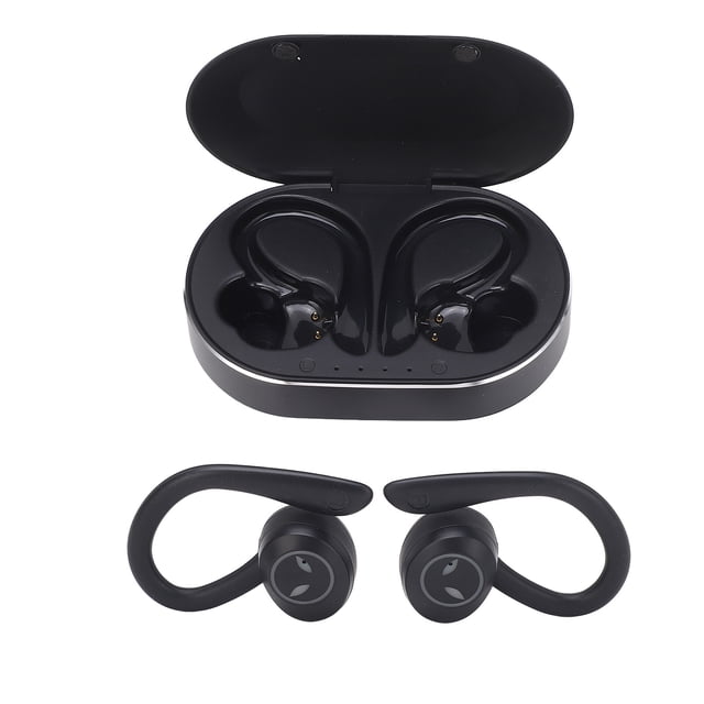Auriculares inalámbricos, auriculares 5.3 en el oído con graves Profundos Estéreo hifi, auriculares inalámbricos deportivos con ganchos para las orejas, indicador yespera