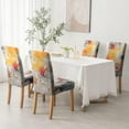 thumbnail image 4 of Modern Abstract Art Stretch Chair Covers for Dining Room Set of 6,Printed Stretchable Dining Chair Slipcover Washable Removable Seat Covers for Dining Chairs for Kitchen,Hotel,Restaurant, 4 of 6