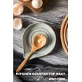 thumbnail image 3 of Soporte para utensilios de cocina Spoon Rest LAUCHUH de cerámica gris, 13 cm, 3 of 8