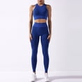 thumbnail image 2 of Traje de yoga para mujer Patrón de serpiente Secado rápido Cintura alta sin costuras, 2 of 8