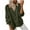 Army Green, variant on Black**Friday on Sale ChaoHeng Womens Casual Jackets Plus Size Women's Chunky Knit V-Neck Cardigan,Heavyweight Casual Open Front Sweater