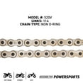 thumbnail image 2 of Niche Sprocket Chain Set for Honda CR500R 14/49T 520 O-Ring Motorcycle MK1004153, 2 of 8