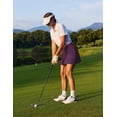thumbnail image 4 of Pinspark Golf Skirts for Women Tummy Control Tennis Skorts Skirt with Pockets High Waisted Athletic Skort Pickleball Running Skirt, 4 of 6