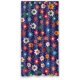 thumbnail image 1 of Cortina de ducha Impermeable ABPHQTO Flores Estilo Retro 90x180 cm, 1 of 2