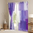 thumbnail image 3 of Castle Fairy Teens Geometric Rectangle Blackout Curtains Set of 2 (52x84 Each),Abstract Minimalism Window Curtains,Rustic Gradient Curtains and Drapes,Microfiber Bedroom Decor, 3 of 6