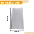thumbnail image 4 of Unique Bargains Matte Silver Tone Protective Car Wrap Film 152x90cm 5.5mil Polyvinyl Chloride 1 Pc Universal, 4 of 7