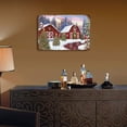 thumbnail image 6 of Chic Shabby Tin Sign, Country Style, Rustic Farmhouse Sign, Red Cabin Poster For Bedroom Living Room Bathroom Kitchen Man Cave Wall Decor, Garage Sign, Yard Sign 12x8 inches, 6 of 8