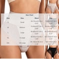 thumbnail image 3 of Yyeselk Women's Embroidered Lace and Satin Hi-cut Briefs High Elastic Mid Rise Breathable Underwear Gray S, 3 of 6