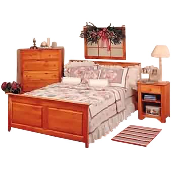 Footboard Unfinished Pine Twin Footboard 45.5" W Renovator's Supply