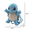 thumbnail image 4 of Mochila de peluche Pokémon Squirtle infantil azul, 4 of 6