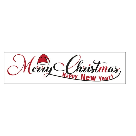 Riforla Christmas Decorations Wall Stickers Removable Wall Art Decals Party Supplies Home Window Decorations Home Interior Wall Stickers Wall stickers Home Decor White