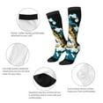 thumbnail image 3 of Haiem green salmon fish Funny Novelty Crazy Design Cotton Socks Sports Socks Knee High Socks For Men, Women,1Pairs - Gift For Working Friends, 3 of 6