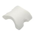 thumbnail image 3 of Hot Sale! Oreiller Cervical Cervical en Mousse à Mémoire Incurvée en Forme de U avec Design Creux Blanc, 3 of 9