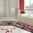 thumbnail image 4 of Valentines Day Kitchen Mats Set of 2, Non- Valentines Kitchen Rugs Red Heart Romantic Floor Mat with Washable Backing Decorative Home Decor for Holiday Wedding Alfombras 16x24 and 16x43Inch, 4 of 5
