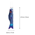 thumbnail image 4 of Cometa con bandera de pez serpentina de carpa japonesa, decoración colgante para sala de Bar de Sushi japonés (70x17cm) y uso duradero, 5 uds., 4 of 5