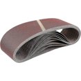 thumbnail image 3 of Cloth Sanding Belts 25 pieces 610 x 100 mm Mixpack (5 x grit 40/60/80/120/180 each) for belt sanders Sandpaper Sanding Belt Set, 3 of 5