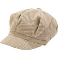 thumbnail image 6 of CoCopeaunts Newsboy Cap Corduroy Octagonal Hats Retro Solid Color Beret Winter Autumn Newsboy Hat Vintage Ivy Cap Painter Hat, 6 of 7