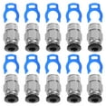 thumbnail image 2 of SHISUYAN 10 Sets DIY 3D Printer Accessories Pneumatic Connector for Air Hose Connections Straight Union Fitting Compatible with M10 Thread for Air Compressor Quick Connectors, 2 of 8
