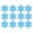 Blue, variant on Bathtub Non-Slip Stickers for Tub & Shower Floor, Strong Anti-Slip Shower Stickers for Families, Adults & Seniors, Durable Safety Shower Treads Adhesive Appliques for Bathroom, 12Pcs(Blue,3x3")