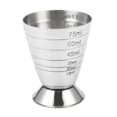 thumbnail image 2 of 2X Measuring Shot Cup Ounce Jigger Bar Cocktail Drink Mixer Liquor Measuring Cup Mojito Measurer Mi, 2 of 5