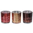 thumbnail image 1 of Glass Tealight Holders Midnight Forest - Set of 3, 1 of 3
