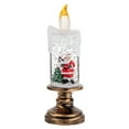 thumbnail image 1 of Las mejores luces de velas navideñas para decoración del hogar - Caja de regalo de cristal brillante con velas LED para escritorio, cumpleaños y decoraciones navideñas, 1 of 1